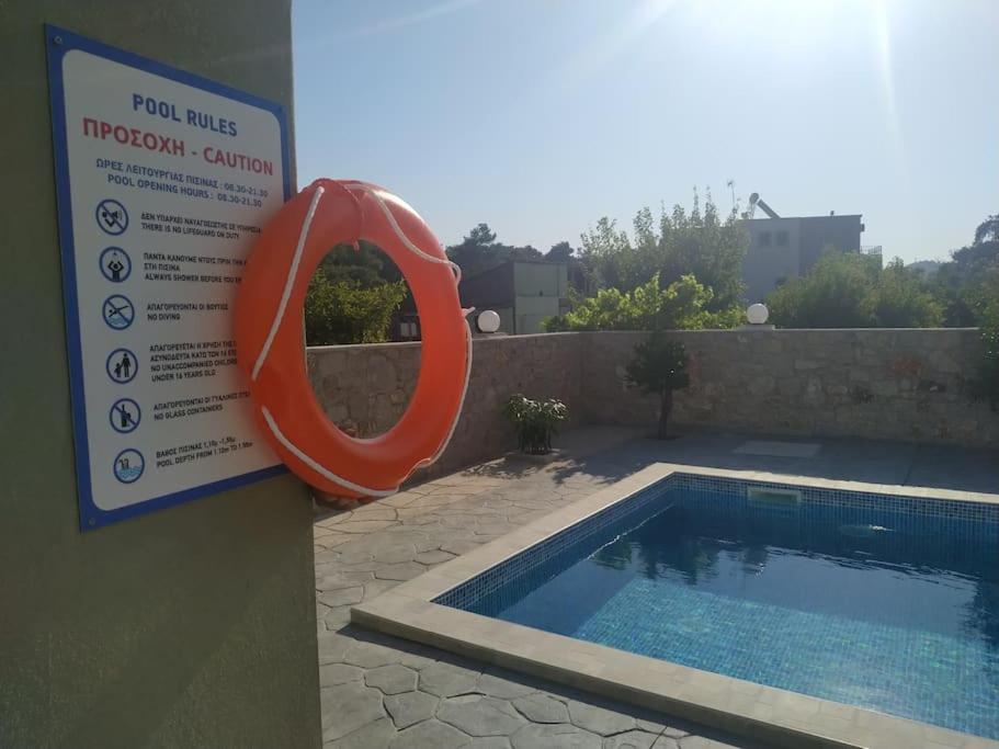 Greek Style Ground Floor Apartment & Pool Ialysos  Exterior photo